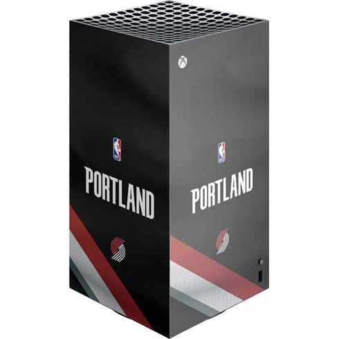 NBA Portland Trail Blazers Jersey XBox Series X Digital Edition Console Skin